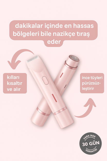 SleeviaShave – 2'si 1 Arada Kadınlar İçin Vücut Tıraş Makinesi