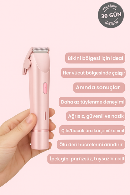 SleeviaShave – 2'si 1 Arada Kadınlar İçin Vücut Tıraş Makinesi